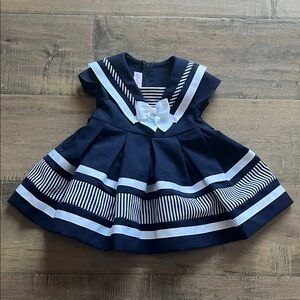 Jessica Ann Nautical Sailor Dress size 12m